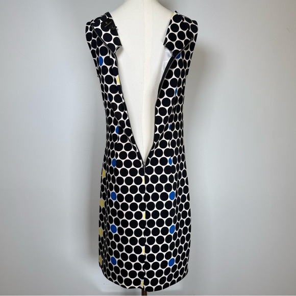 Worthington Polka Dot Print Sleeveless Stretch Sheath Dress Women’s Size Small - Picture 5 of 7